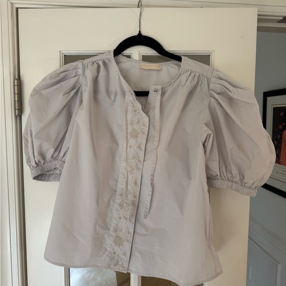Ulla Johnson Colette Top in Dove size 6 - Picture 6 of 10